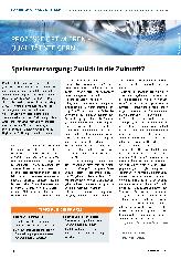 Vorschauseite 1: Speiseversorgung: Zurück in die Zukunft?