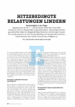 Vorschauseite 1: Hitzebedingte Belastungen lindern