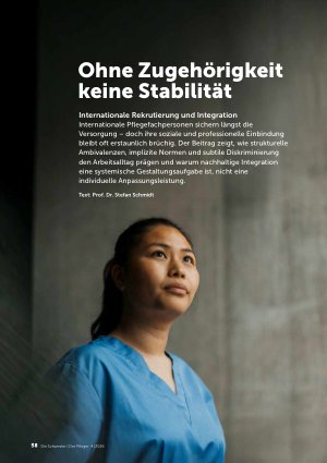 Vorschauseite 1: Ohne Zugehörigkeit keine Stabilität