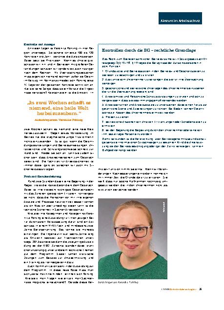 Vorschauseite 2: Wenn die Aufsichtsperson in den Betrieb kommt Unerwünschter Besuch?