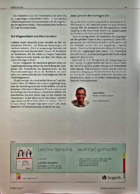 Vorschauseite 3: "Nehmt mich bitte in eurem Sarg mit."