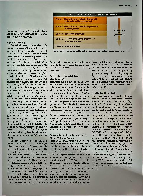 Vorschauseite 4: Kritische Bewertung der Forschung