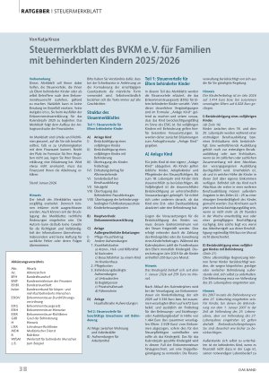 Vorschauseite 3: Pflegereform, Eingliederungshilfe, neuer Rechtsratgeber und interessante Veranstaltungen des bvkm