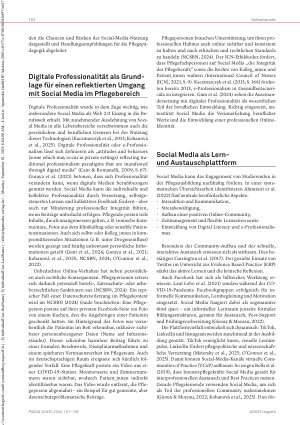 Vorschauseite 2: Social Media in der Pflege Zwischen Wissensvermittlung, Identitätsbildung und Fallstricken