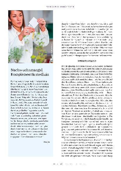 Vorschauseite 3: Homöopathie am Werk