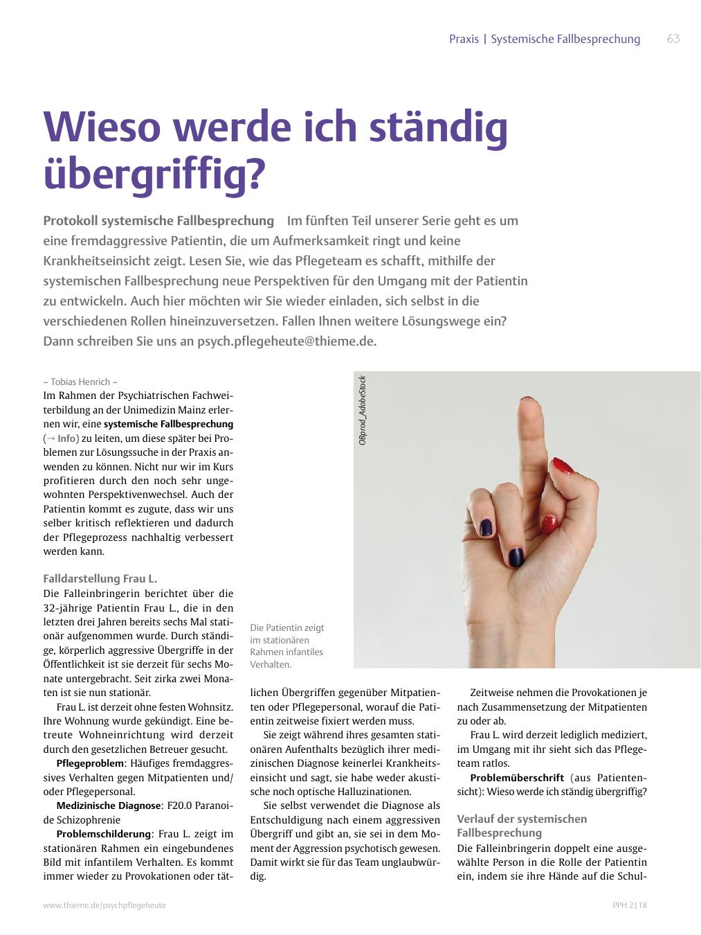 Vorschauseite 1: Wieso werde ich ständig übergriffig?