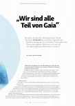 Vorschauseite 2: Wir sind alle Teil von Gaia.