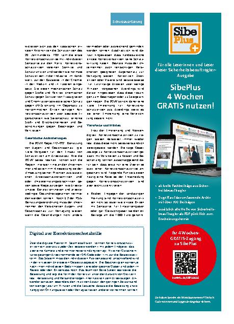 Vorschauseite 2: Korrektionsschutzbrillen Richtig sehen – sicher arbeiten