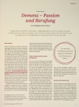 Vorschauseite 2: Demenz - Passion und Berufung Sinnhaftigkeit statt Zahlen