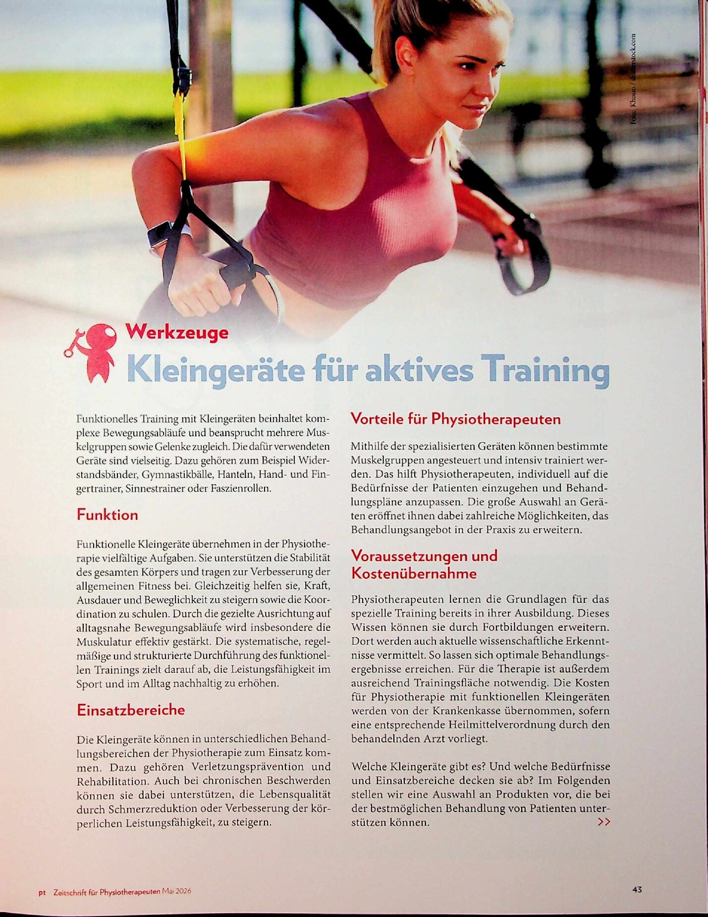 Vorschauseite 1: Kleingeräte für aktives Training