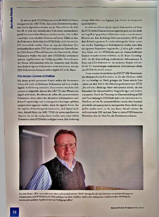 Vorschauseite 3: Mit IHE alle Anforderungen erfüllt.