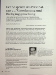 Vorschauseite 1: Der Anspruch des Personalrats auf Unterlassung und Rückgängigmachung: Ein scharfes Schwert in Hessen, Mecklenburg-Vorpommern, Niedersachsen, Nordrhein-Westfalen und Schleswig-Hols…
