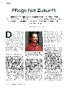 Vorschauseite 1: Pflege hat Zukunft
