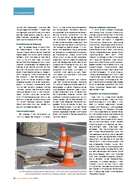 Vorschauseite 3: Sanierungsarbeiten in der Kanalisation Ohne Freimessen geht´s nicht