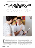 Vorschauseite 1: Zwischen Ärzteschaft und Pflegeteam