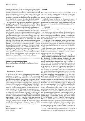 Vorschauseite 1: Heimliche Medikamentenvergabe; Zwangsbehandlung außerhalb eines Krankenhauses