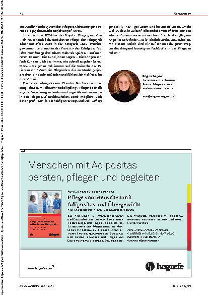 Vorschauseite 4: Starke Pflegeteams Selbstorganisiertes Arbeiten und Zeitvergütung in der ambulanten Pflege