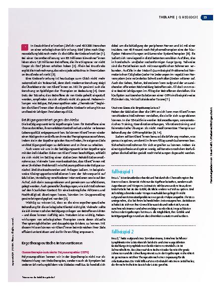 Vorschauseite 2: Bereits früh intervenieren