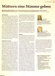 Vorschauseite 1: Müttern eine Stimme geben