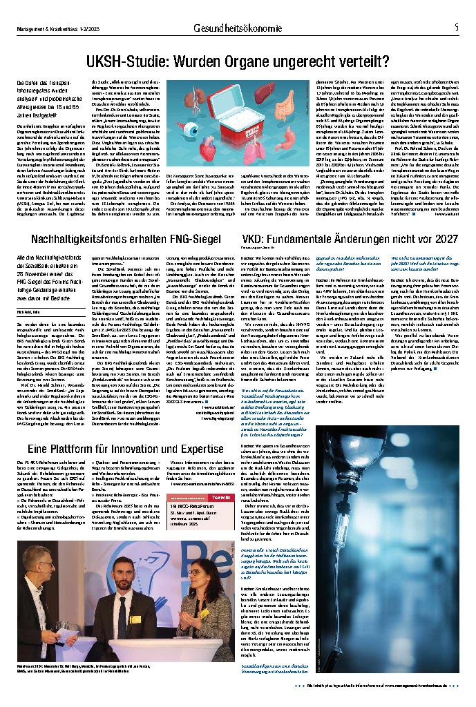Vorschauseite 4: Gesundheitspolitik