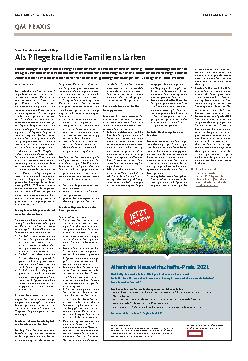 Vorschauseite 1: Als Pflegekraft die Familien stärken