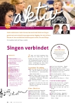 Vorschauseite 1: Singen verbindet.