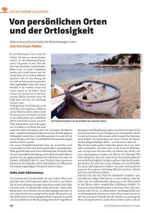 Vorschauseite 1: Von persönlichen Orten und der Ortlosigkeit