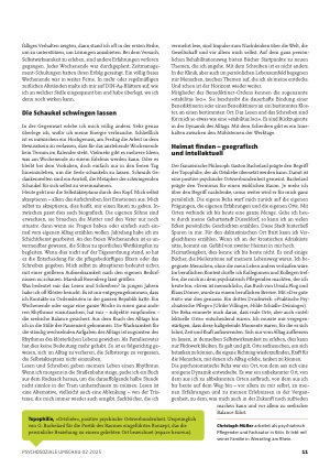 Vorschauseite 2: Von persönlichen Orten und der Ortlosigkeit