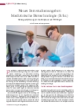 Vorschauseite 1: Neues Fernstudienangebot: Medizinische Biotechnologie (B. Sc. ) Weiterqualifizierung für Fachkräfte an der TH Bingen