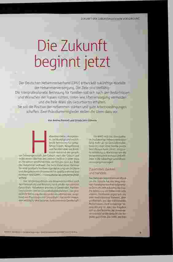 Vorschauseite 2: Die Zukunft beginnt jetzt.