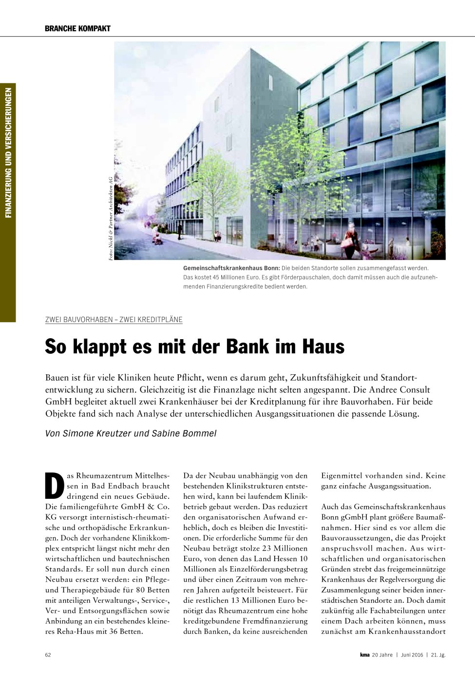 Vorschauseite 1: Zwei Bauvorhaben ? zwei Kreditpläne: So klappt es mit der Bank im Haus