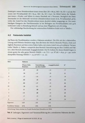 Vorschauseite 6: Die Selfmanagement-Assessment-Skah (SMASc): Validierung und klinische Anwendbarkeit eines Instruments zur Erfassung des Unterstützungsbedarfs chronisch kranker Menschen im deutsch…