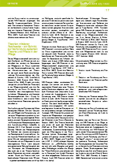 Vorschauseite 3: Die Entwicklung einer MR-Theorie basierend auf phänomenologischer Forschung