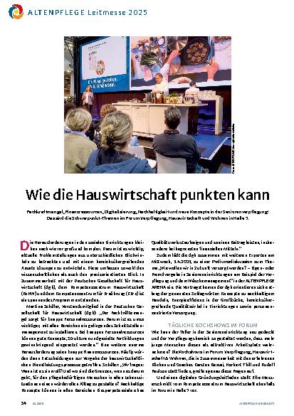 Vorschauseite 1: Wie die Hauswirtschaft punkten kann