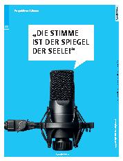 Vorschauseite 1: "Die Stimme ist der Spiegel der Seele." Das wichtigste Kommunikationsmittel pflegen.