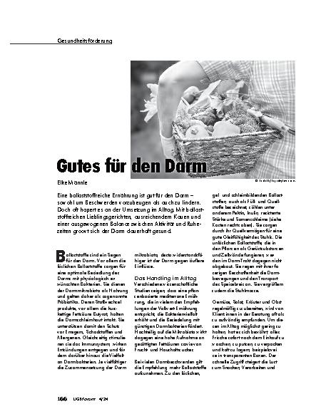 Vorschauseite 1: Gutes für den Darm