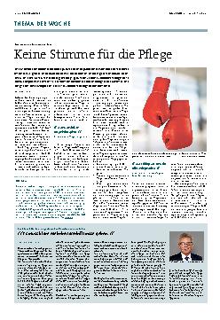 Vorschauseite 1: Keine Stimme für die Pflege
