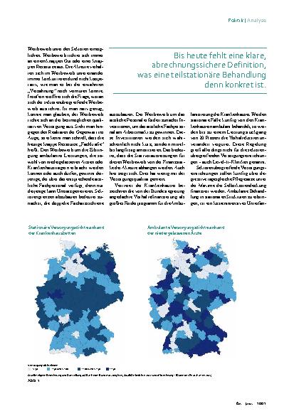 Vorschauseite 2: Sektorenübergreifende Versorgung. So lässt sich der Bedarf für Level 1i errechnen.