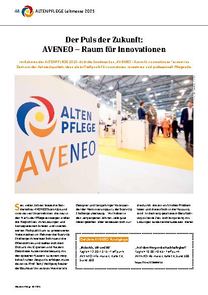 Vorschauseite 1: Der Puls der Zukunft: AVENEO – Raum für Innovationen
