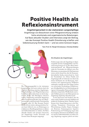 Vorschauseite 1: Positive Health als Reflexionsinstrument