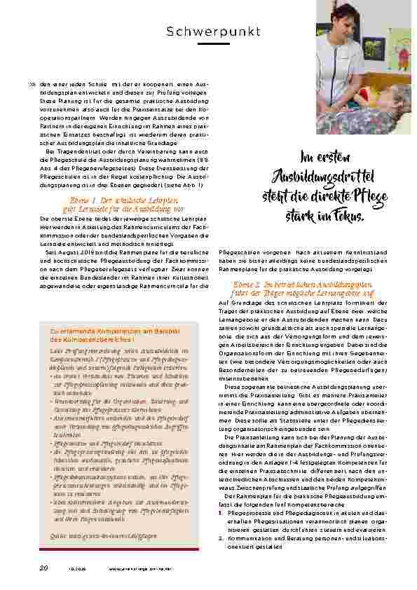 Vorschauseite 3: DIE INHALTE der Ausbildung planen