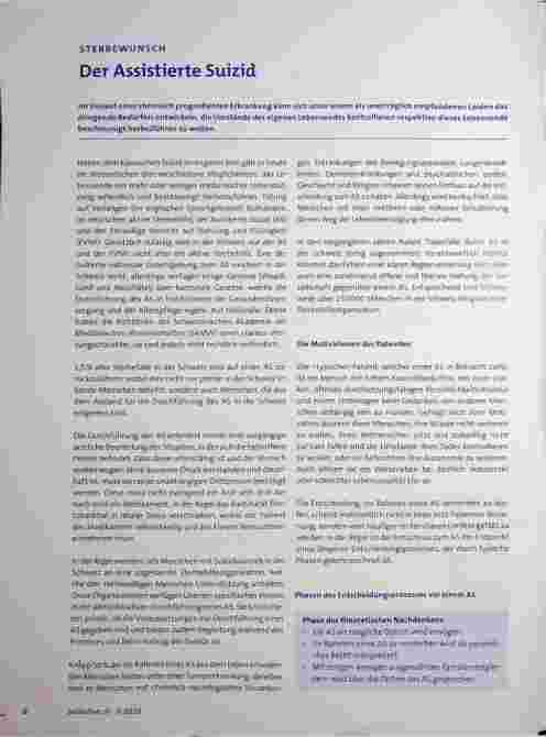 Vorschauseite 1: STERBEWUNSCH Der Assistierte Suizid