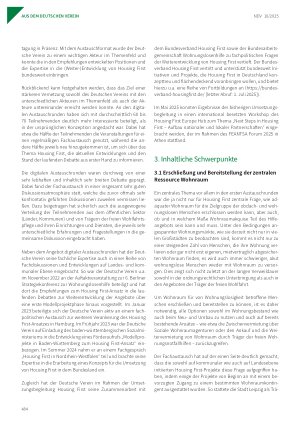 Vorschauseite 2: Housing First in deutschen Kommunen: Ergebnisse der Umsetzungsbegleitung des Deutschen Vereins