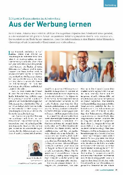 Vorschauseite 1: Erfolgreiche Kommunikation im Arbeitsschutz: Aus der Werbung lernen