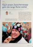 Vorschauseite 1: Nach einem Zwischenstopp geht die lange Reise weiter.