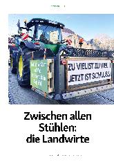 Vorschauseite 1: Zwischen allen Stühlen: die Landwirte