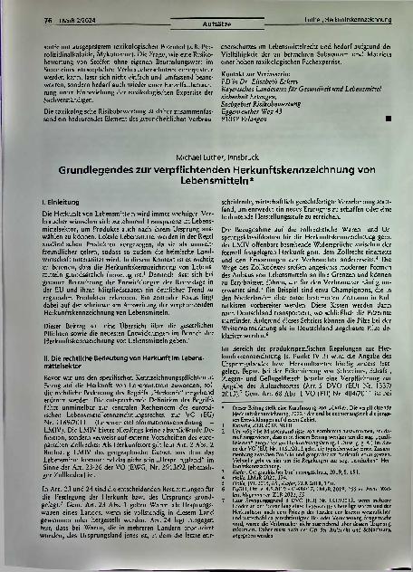 Vorschauseite 4: Sicher oder nicht sicher - Toxikologische Risikobewertung von Lebensmitteln