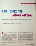 Vorschauseite 2: Per Telekonsil Leben retten.