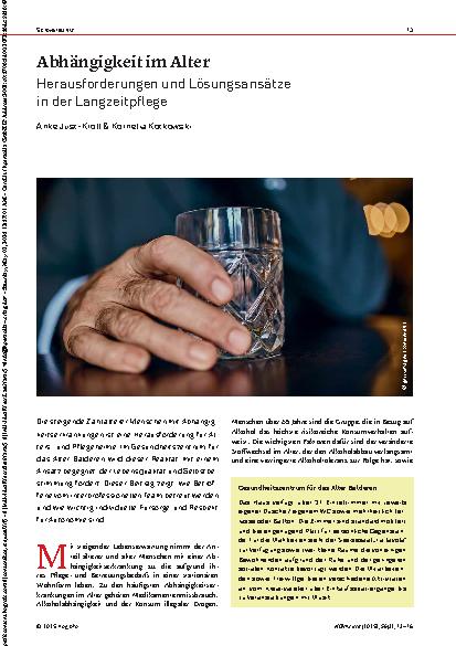 Vorschauseite 1: Abhängigkeit im Alter Herausforderungen und Lösungsansätze in der Langzeitpflege