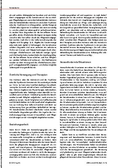 Vorschauseite 3: Abhängigkeit im Alter Herausforderungen und Lösungsansätze in der Langzeitpflege